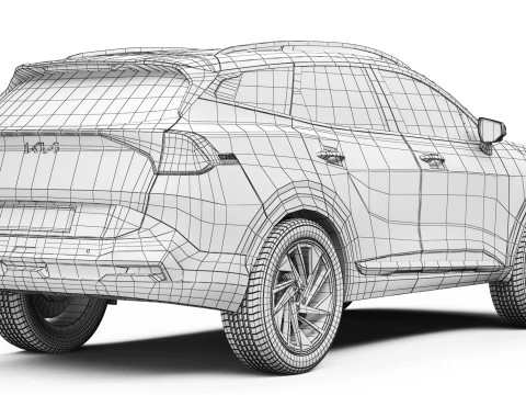 KIA Sportage X-Line 2026 3D Model