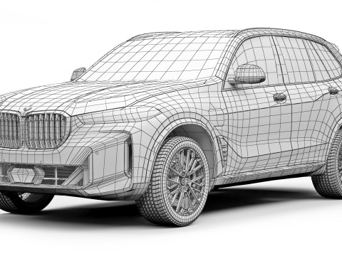 SUV X5 2024 3D 模型