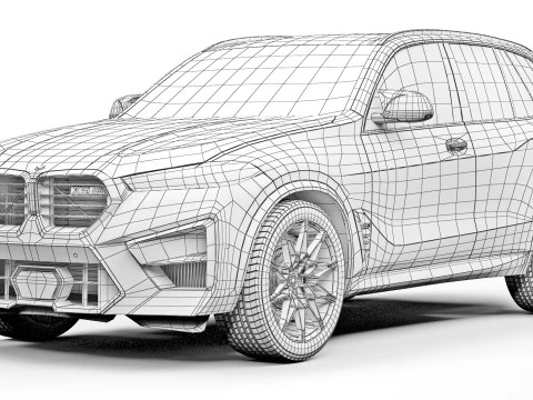 SUV X5M-competitie 2024 3D Model