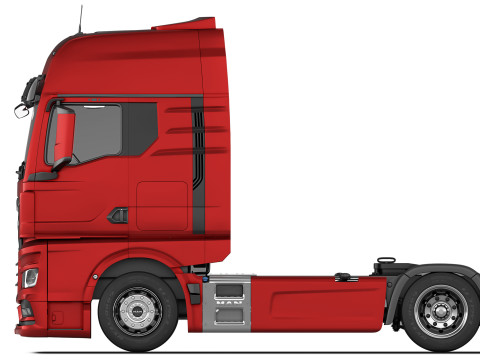 MAN TGX4x2 2020 Modello 3D