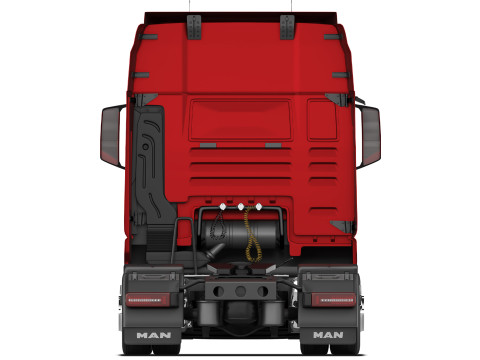 MAN TGX4x2 2020 Modello 3D