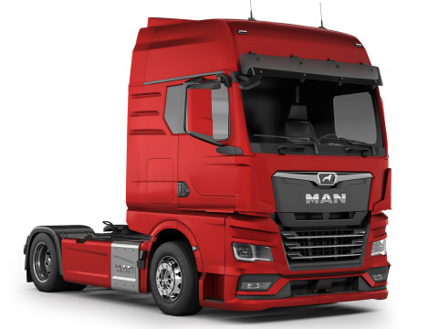 MAN TGX4x2 2020 Modello 3D