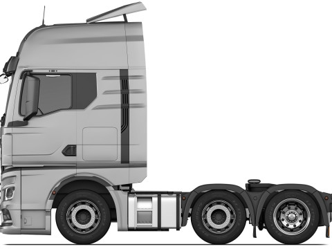 MAN TGX6x2 2020 Modello 3D