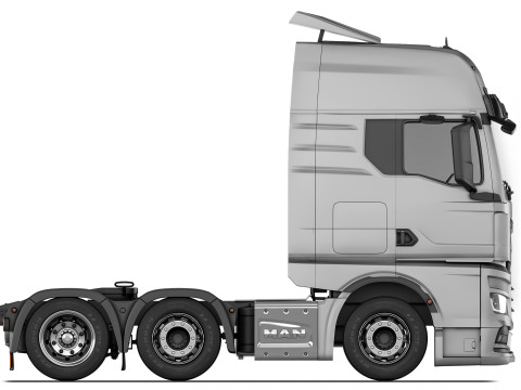 MAN TGX6x2 2020 Modello 3D