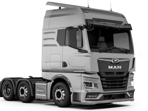 남자 TGX 6x2 2020 3D 모델