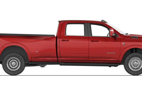 RAM 3500 HD ロングホーン 2025 3Dモデル