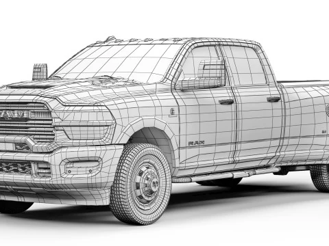 RAM 3500 HD Laramie 2025 3D Model