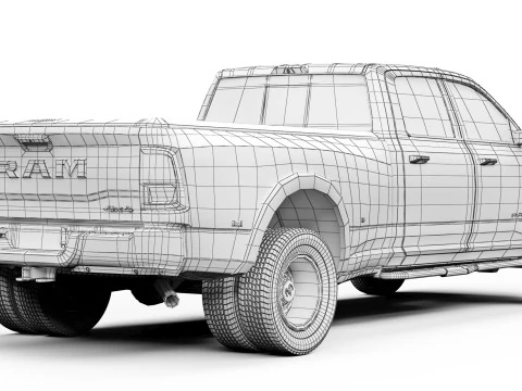 RAM 3500 HD Laramie 2025 3D Model