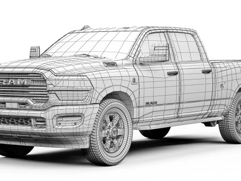 RAM 2500 Big Horn 2025 Modello 3D