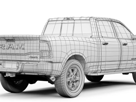 RAM 2500 Big Horn 2025 Modello 3D