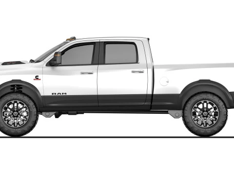 RAM 2500 Rebelde 2025 Modelo 3D