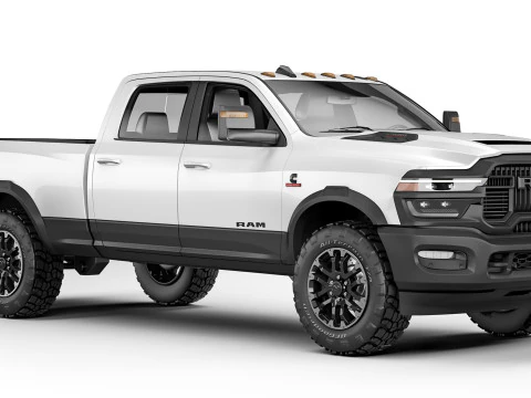 RAM 2500 Rebelde 2025 Modelo 3D