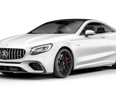 Mercedes-Benz S63 AMG Coupe 2018 3D Модель