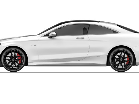 Mercedes-Benz S63 AMG Coup&eacute; 2018 Modelo 3D