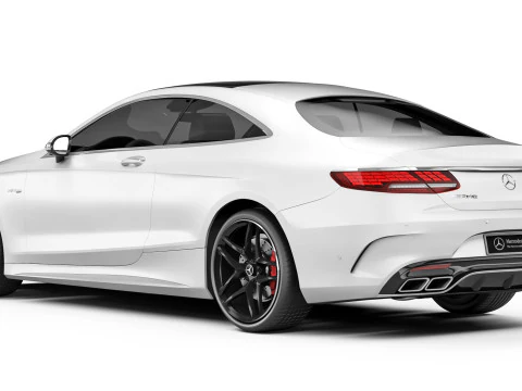 Mercedes-Benz S63 AMG Coup&eacute; 2018 Modèle 3D