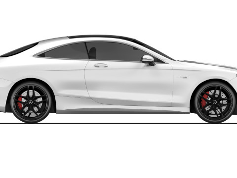 Mercedes-Benz S63 AMG Coup&eacute; 2018 Modelo 3D
