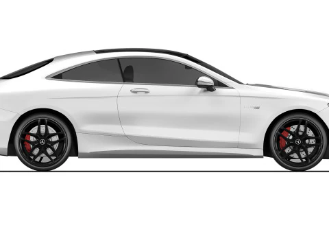 Mercedes-Benz S63 AMG Coup&eacute; 2018 Modèle 3D