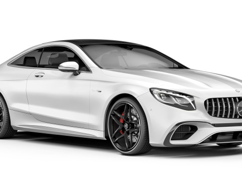 Mercedes-Benz S63 AMG Coup&eacute; 2018 Modelo 3D