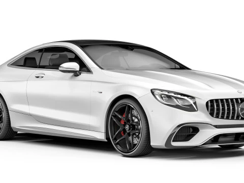 Mercedes-Benz S63 AMG Coup&eacute; 2018 Modèle 3D