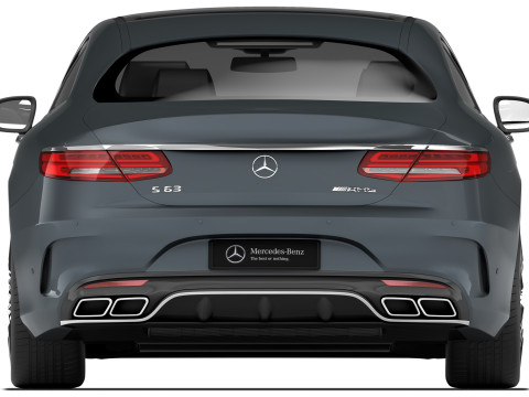 Mercedes-Benz S63 AMG Coup&eacute; 2015 3D Modell