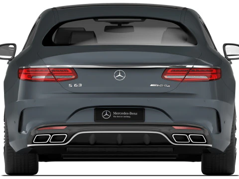 Mercedes-Benz S63 AMG Coupe 2015 3D Model