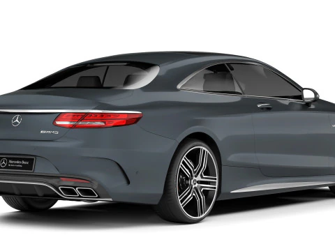 Mercedes-Benz S63 AMG Coupe 2015 3D Model