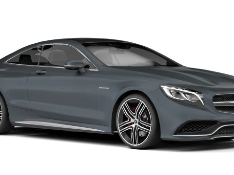 Mercedes-Benz S63 AMG Coupe 2015 3D Model