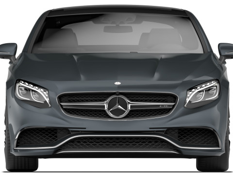 Mercedes-Benz S63 AMG Coup&eacute; 2015 3D Modell