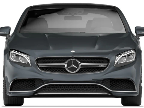 Mercedes-Benz S63 AMG Coupe 2015 3D Model