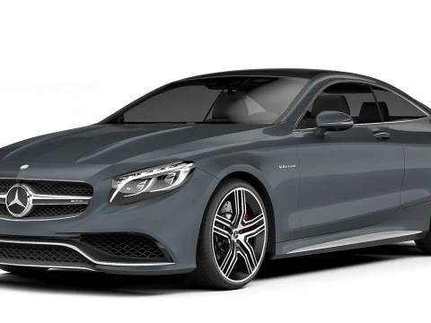 Mercedes-Benz S63 AMG Coupe 2015 Model 3D