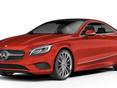 Mercedes-Benz S-Class Coupe 2015 3D Model