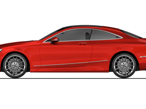 Mercedes-Benz Classe S Coup&eacute; 2015 Modello 3D