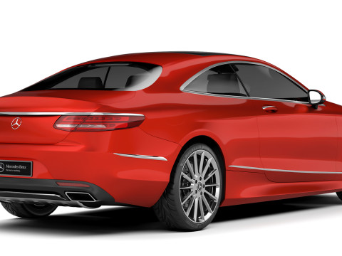 Mercedes-Benz Classe S Coup&eacute; 2015 Modello 3D