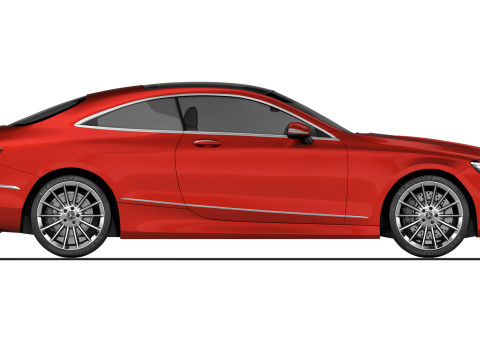 Mercedes-Benz Classe S Coup&eacute; 2015 Modello 3D