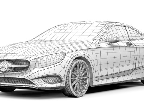 Mercedes-Benz Classe S Coup&eacute; 2015 Modello 3D