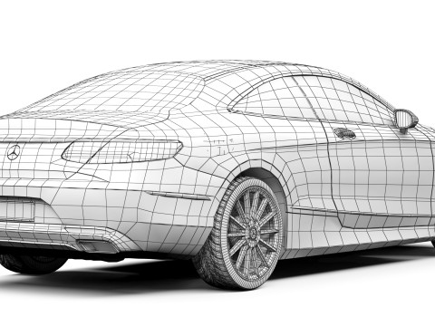 Mercedes-Benz Classe S Coup&eacute; 2015 Modello 3D