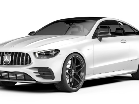 Mercedes-Benz E53 AMG Coupe 2021 3D Model