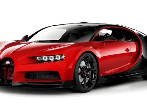 Bugatti Chiron Sport 2019 3D Modell