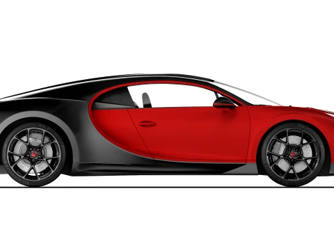 Bugatti Chiron Sport 2019 3D Model