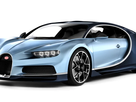 Bugatti Chiron 2017 3D Model