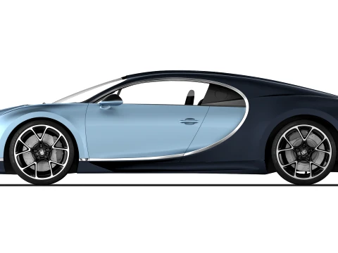 Bugatti Chiron 2017 3D Model
