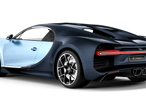 Bugatti Chiron 2017 3D Model