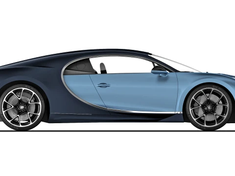 Bugatti Chiron 2017 3D Model