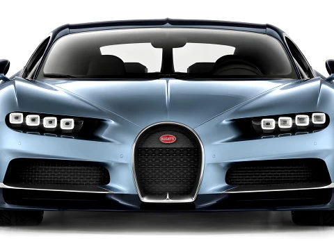 Bugatti Chiron 2017 3D Model