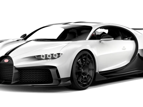 Bugatti Chiron Pur Sport 2021 3D Model