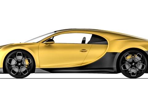 ブガッティ シロン プロフィール 2022 3Dモデル