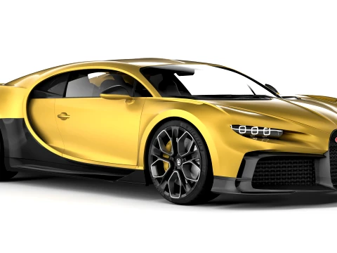 ブガッティ シロン プロフィール 2022 3Dモデル