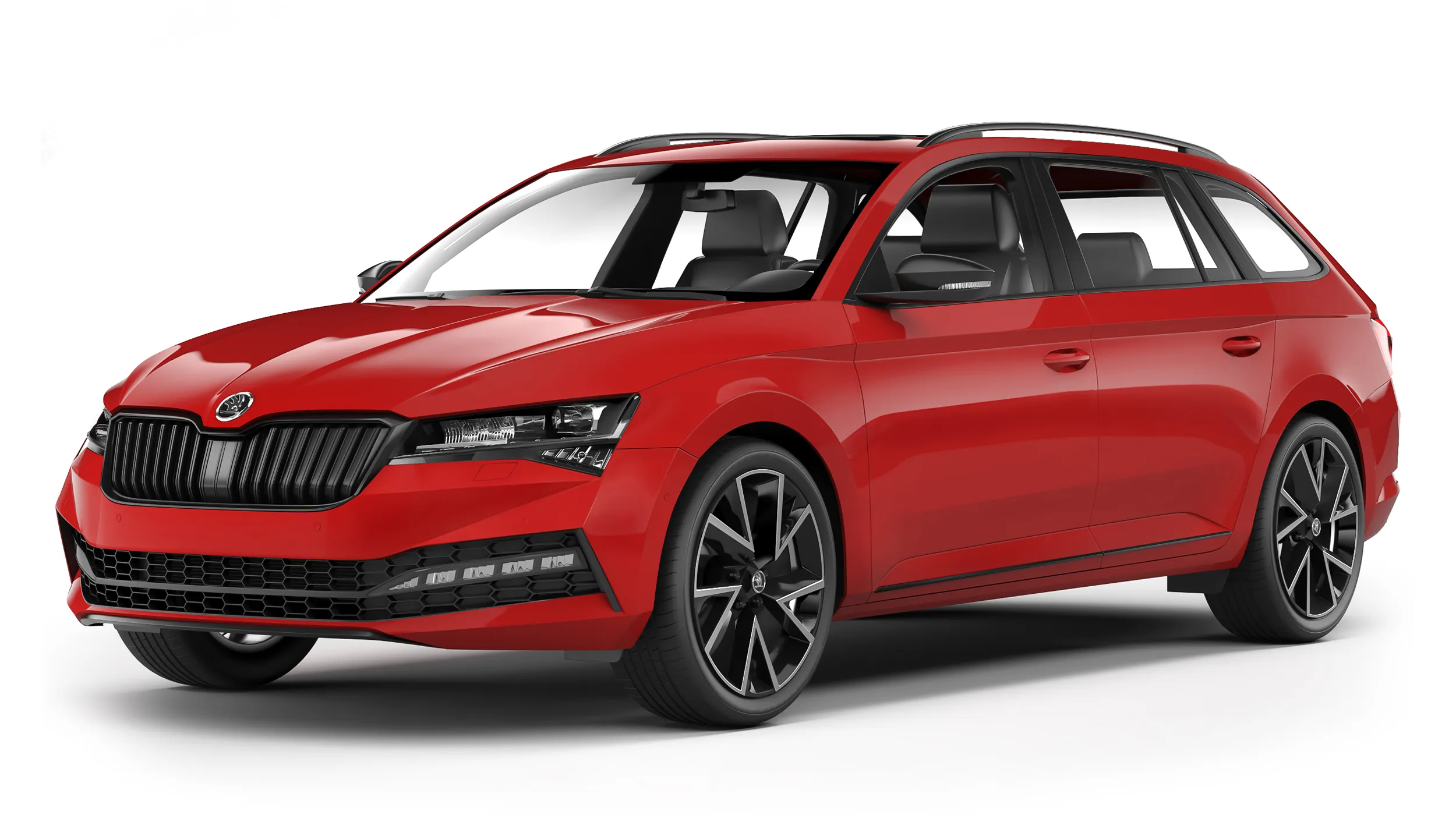 Skoda Superb Combi 2020 3D Model .c4d .max .obj .3ds .fbx .stl .blend