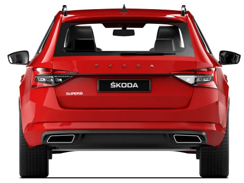 Skoda Superb Combi 2020 3D Model