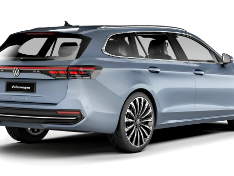 Volkswagen Passat Variant 2024 3D Model